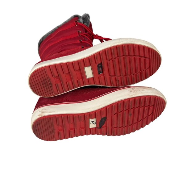 Santana Canada Red Mackenzie‎ 2 Tall Winter Boots Size 10 - Picture 7 of 9